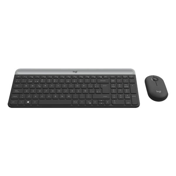 Combo Logitech MK470 Graphite Teclado Es Mouse Wireless 3