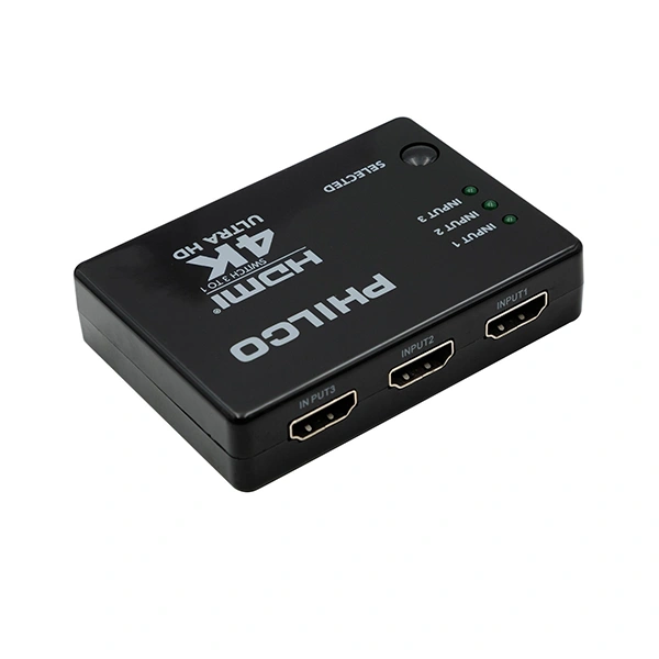 Philco Switch 3x1 HDMI 4K 3 Input Y 1 Output 3