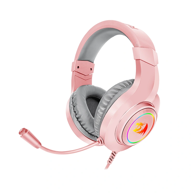 Audífono Redragon H260 Hylas Pink RGB