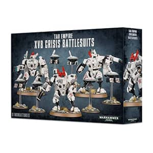 figurine warhammer tauempire xv8 grisis battlesuits