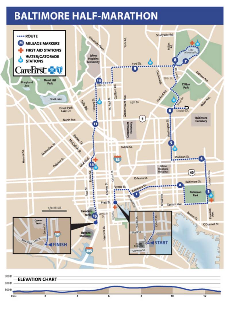 half marathon map