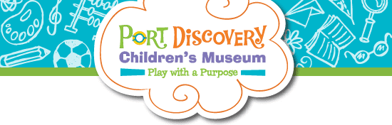 Port discovery children's museum logo.