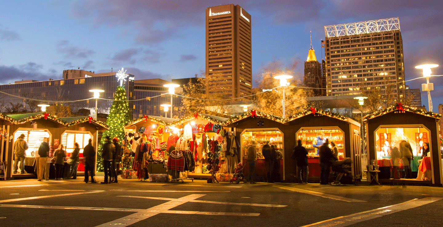 Christmas Village Inner Harbor