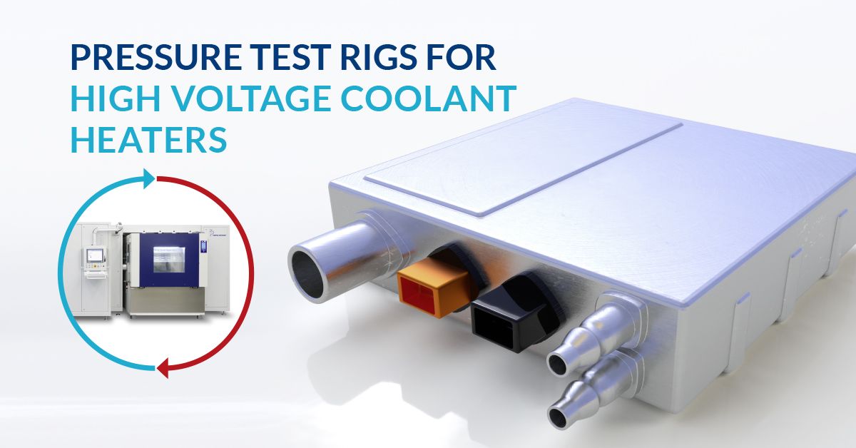Hochvolt Kühlmittelzuheizer Druckprüfstand
