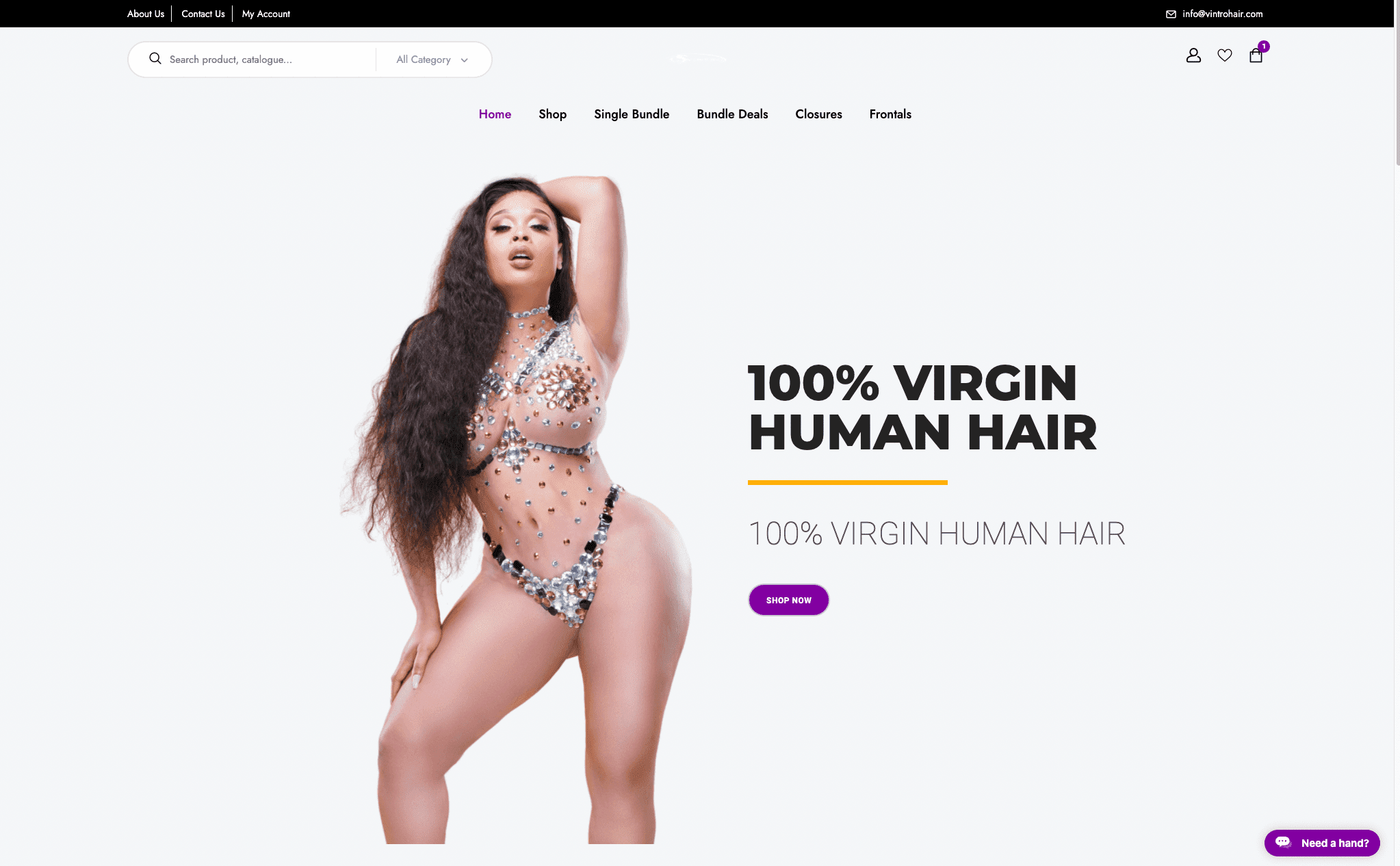 Welcome to Your Premium Hair Destination

Discover our top-quality 100% Virgin Human Hair. Explore a variety of styles with ease.

Shop Now